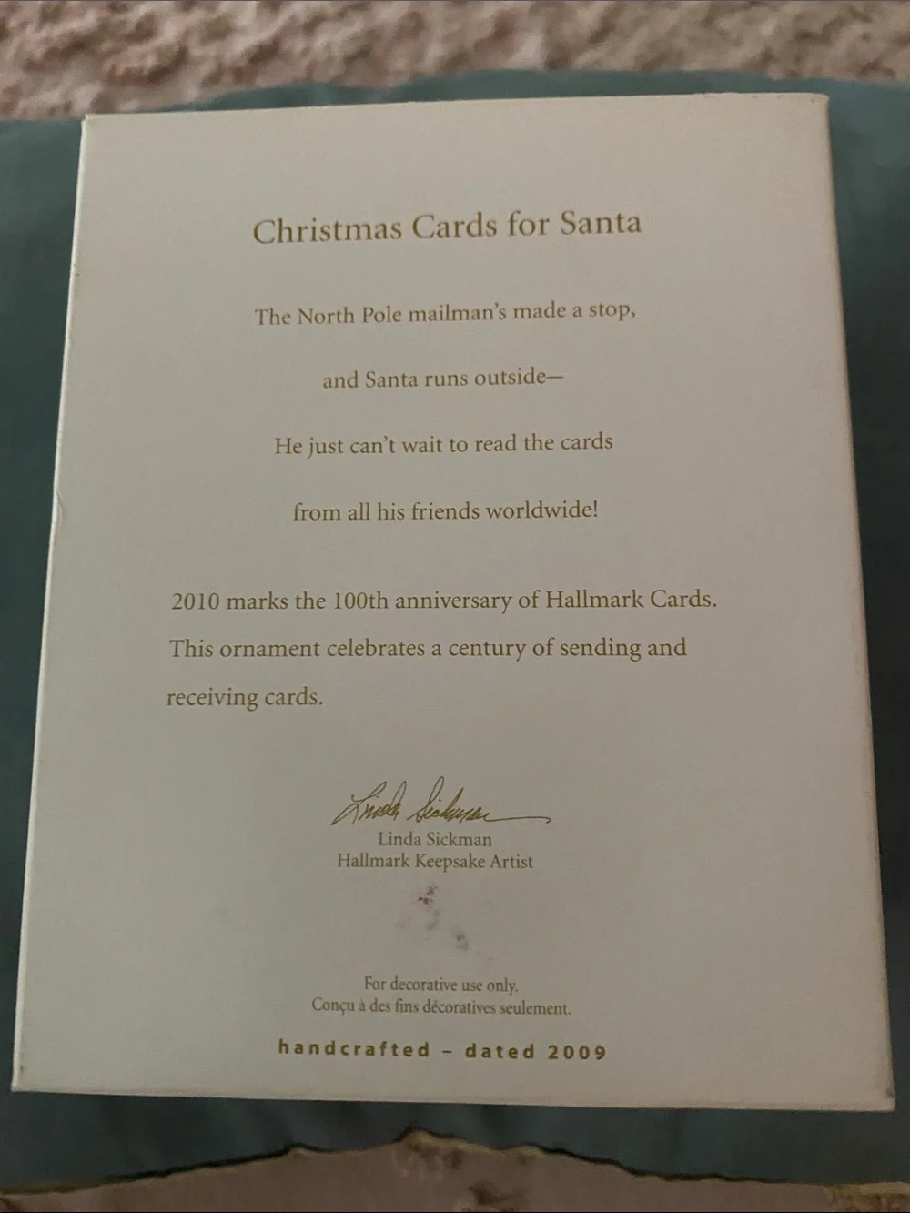 Hallmark Keepsake Ornament - Red, White, Green, Blue